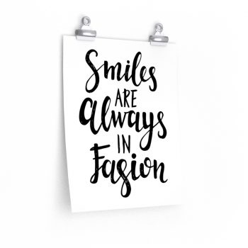 Wall Art Posters Prints - Smiles Are Always in Fashion