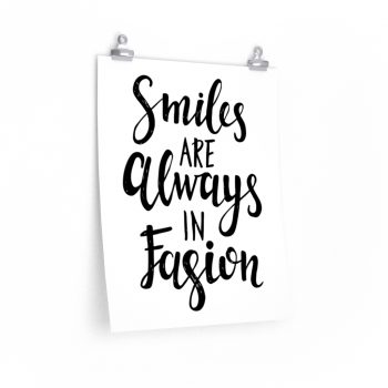 Wall Art Posters Prints - Smiles Are Always in Fashion