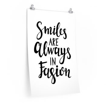 Wall Art Posters Prints - Smiles Are Always in Fashion