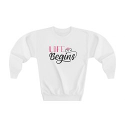 Youth Sweatshirt - Life Begins