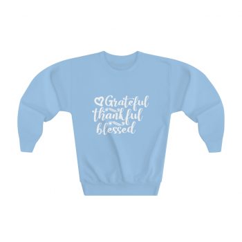 Youth Sweatshirt Several Colors - Grateful Thankful Blessed