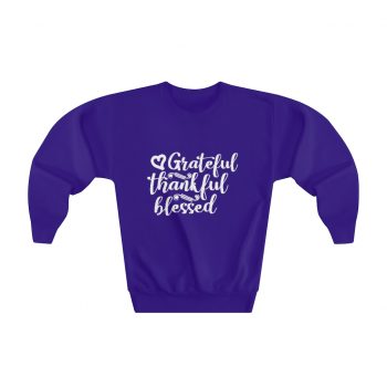 Youth Sweatshirt Several Colors - Grateful Thankful Blessed