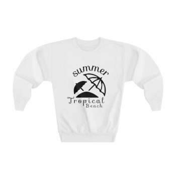 Youth Sweatshirt - Summer Tropical Beach