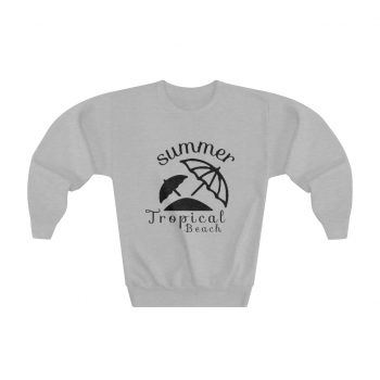 Youth Sweatshirt - Summer Tropical Beach