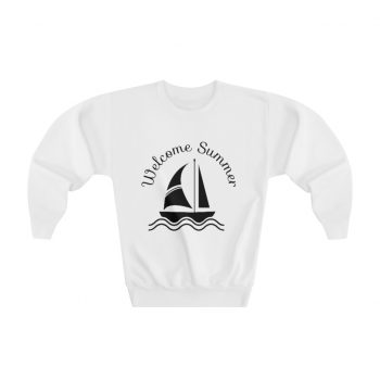 Youth Sweatshirt - Welcome Summer - Sailboat