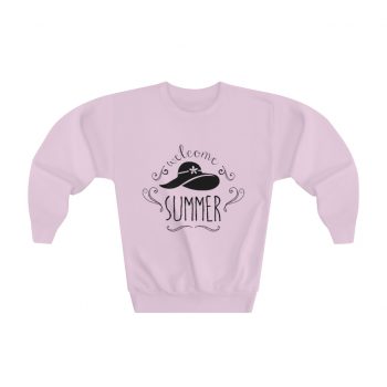 Youth Sweatshirt - Welcome Summer - Sun Hat