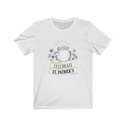 Adult Short Sleeve Tee T-Shirt Unisex - Celebrate Happy St Patricks Day Pot of Gold Clover