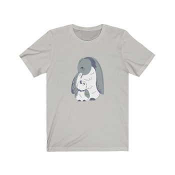 Adult Short Sleeve Tee T-Shirt Unisex - Penguin Mom and Baby