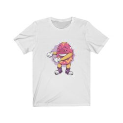 Adult Short Sleeve Tee T-Shirt Unisex Several Colors - Flossing Dancing Easter Egg