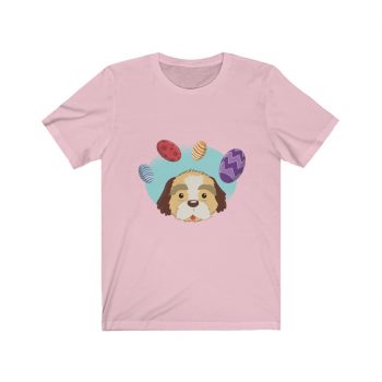 Adult Short Sleeve Tee T-Shirt Unisex Several Colors - Havaneser Havanese Dog Easter Eggs