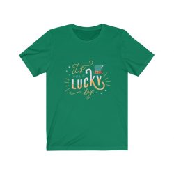 Adult Short Sleeve Tee T-Shirt Unisex Several Colors - It's Your Lucky Day Leprechaun Hat St. Patrick's