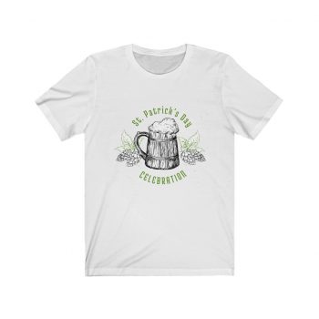 Adult Short Sleeve Tee T-Shirt Unisex - St Patricks Day Celebration Beer Stein