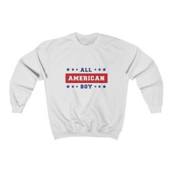 Adult Sweatshirt Unisex Heavy Blend - 4th Of July All American Boy