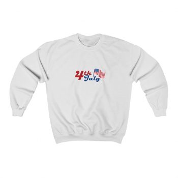 Adult Sweatshirt Unisex Heavy Blend - 4th of July USA Flag