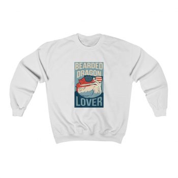 Adult Sweatshirt Unisex Heavy Blend - Bearded Dragon Lover Sun Glasses