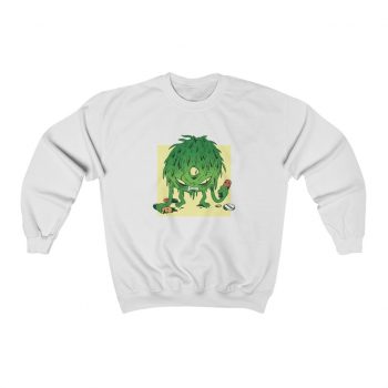 Adult Sweatshirt Unisex Heavy Blend - Coronavirus Virus Monster Covid 19