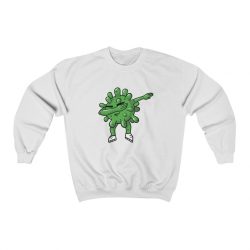 Adult Sweatshirt Unisex Heavy Blend - Dabbing Virus Coronavirus Covid 19 Dancing