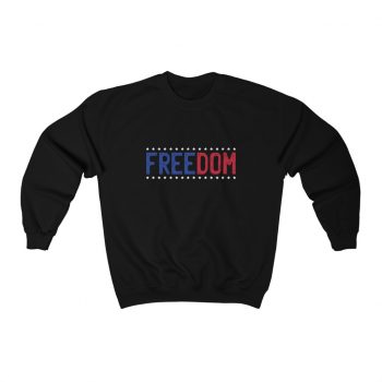 Adult Sweatshirt Unisex Heavy Blend - Freedom USA Red White Blue