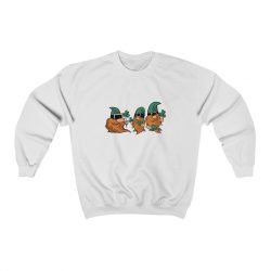 Adult Sweatshirt Unisex Heavy Blend - Gnomes with Clover Leaves