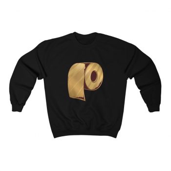 Adult Sweatshirt Unisex Heavy Blend - Gold Golden Toilet Paper Coronavirus Covid-19