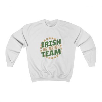 Adult Sweatshirt Unisex Heavy Blend - Irish Drinking Team Shamrocks