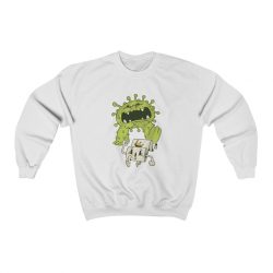 Adult Sweatshirt Unisex Heavy Blend - Monster Coronavirus Toilet Paper