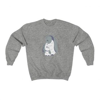 Adult Sweatshirt Unisex Heavy Blend - Penguin Mom and Baby