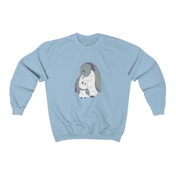 Adult Sweatshirt Unisex Heavy Blend - Penguin Mom and Baby