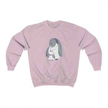 Adult Sweatshirt Unisex Heavy Blend - Penguin Mom and Baby