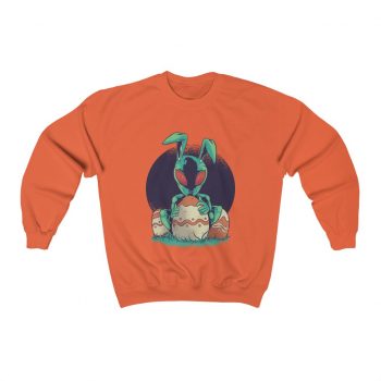 Adult Sweatshirt Unisex Heavy Blend Several Colors - Alien Easter Bunny