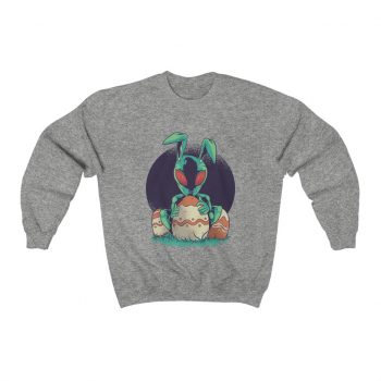 Adult Sweatshirt Unisex Heavy Blend Several Colors - Alien Easter Bunny