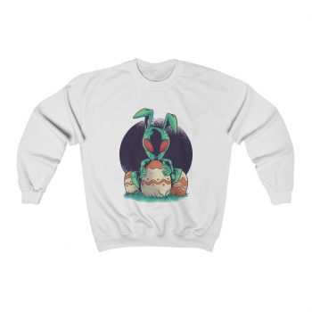 Adult Sweatshirt Unisex Heavy Blend Several Colors - Alien Easter Bunny