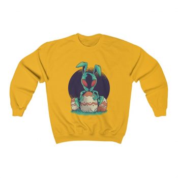 Adult Sweatshirt Unisex Heavy Blend Several Colors - Alien Easter Bunny