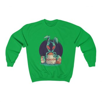 Adult Sweatshirt Unisex Heavy Blend Several Colors - Alien Easter Bunny