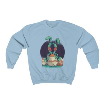 Adult Sweatshirt Unisex Heavy Blend Several Colors - Alien Easter Bunny