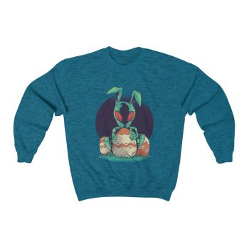 Adult Sweatshirt Unisex Heavy Blend Several Colors - Alien Easter Bunny