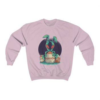 Adult Sweatshirt Unisex Heavy Blend Several Colors - Alien Easter Bunny