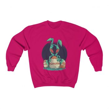 Adult Sweatshirt Unisex Heavy Blend Several Colors - Alien Easter Bunny