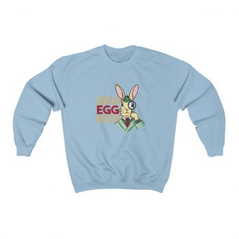 Adult Sweatshirt Unisex Heavy Blend Several Colors - Chocolate Egg Inspector Sherlock Detective Easter