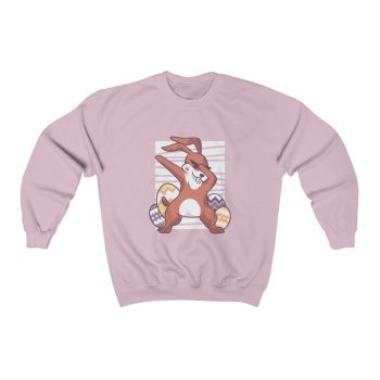 Adult Sweatshirt Unisex Heavy Blend Several Colors - Dabbing Easter Bunny - Dancing Eggs