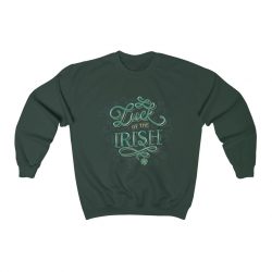 Adult Sweatshirt Unisex Heavy Blend Several Colors - Luck of the Irish St Patrick's Day