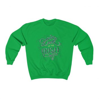 Adult Sweatshirt Unisex Heavy Blend Several Colors - Luck of the Irish St Patrick's Day