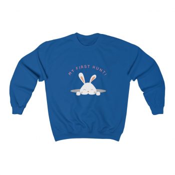 Adult Sweatshirt Unisex Heavy Blend Several Colors - My First Easter Egg Hunt Easter Bunny