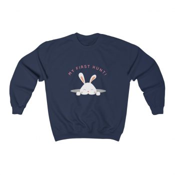 Adult Sweatshirt Unisex Heavy Blend Several Colors - My First Easter Egg Hunt Easter Bunny