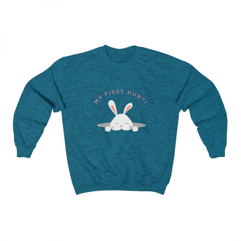 Adult Sweatshirt Unisex Heavy Blend Several Colors - My First Easter Egg Hunt Easter Bunny