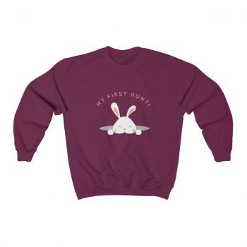 Adult Sweatshirt Unisex Heavy Blend Several Colors - My First Easter Egg Hunt Easter Bunny