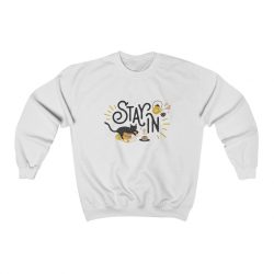 Adult Sweatshirt Unisex Heavy Blend - Stay In Cat Coronavirus Covid 19