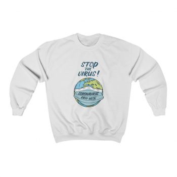 Adult Sweatshirt Unisex Heavy Blend - Stop The Virus Coronavirus 2019 nCov Covid 19