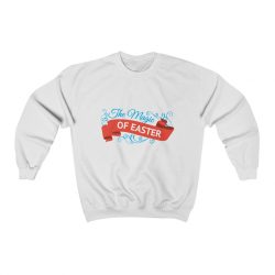 Adult Sweatshirt Unisex Heavy Blend - The Magic of Easter - Red Blue