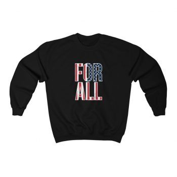 Adult Sweatshirt Unisex Heavy Blend - USA Flag For All America